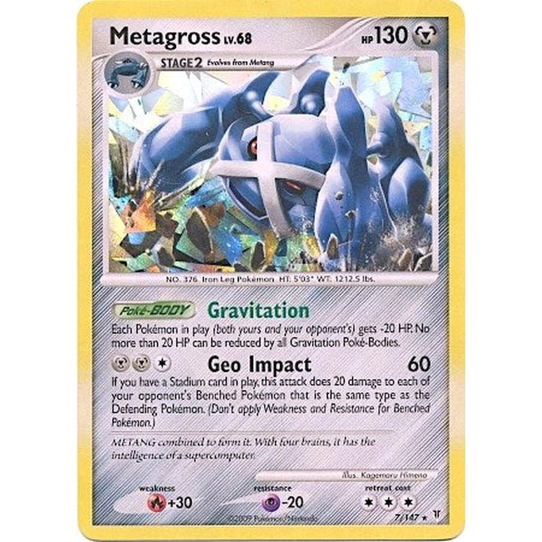 Metagross - 7/147 (Cracked Ice Holo)