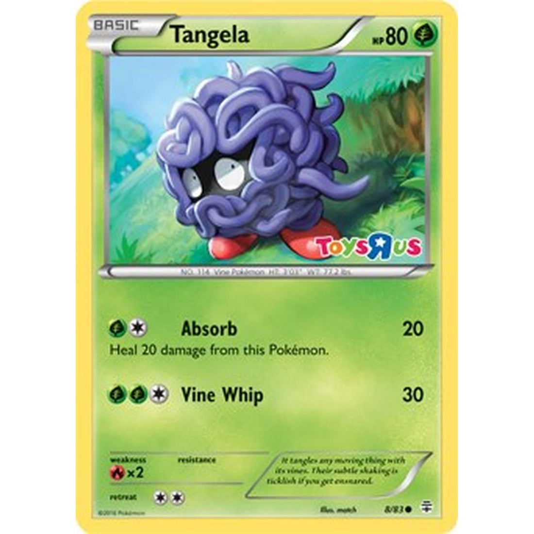 Tangela - 8/83 (Toys R Us Promo)