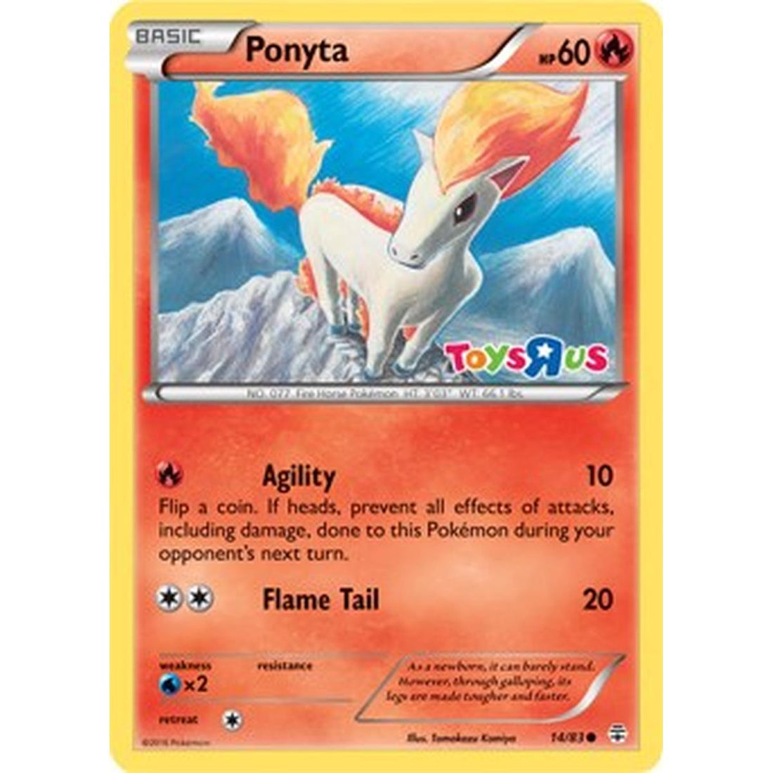 Ponyta - 14/83 (Toys R Us Promo)