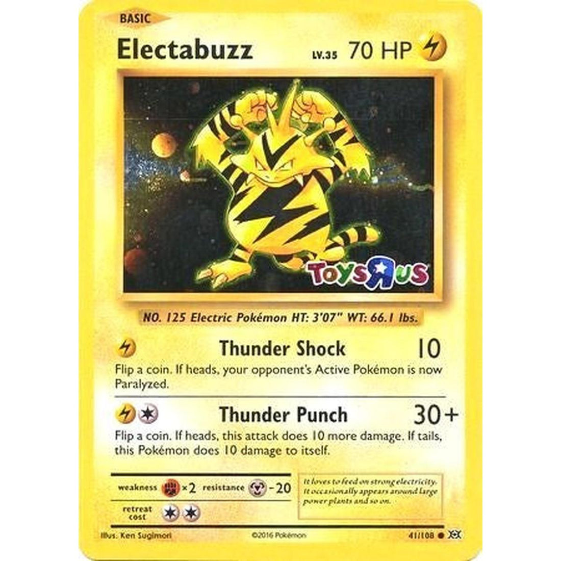 Electabuzz - 41/108 (Toys R Us Promo)