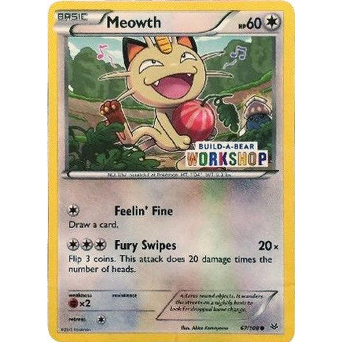 Meowth - 67/108 (Build-A-Bear Workshop Exclusive)