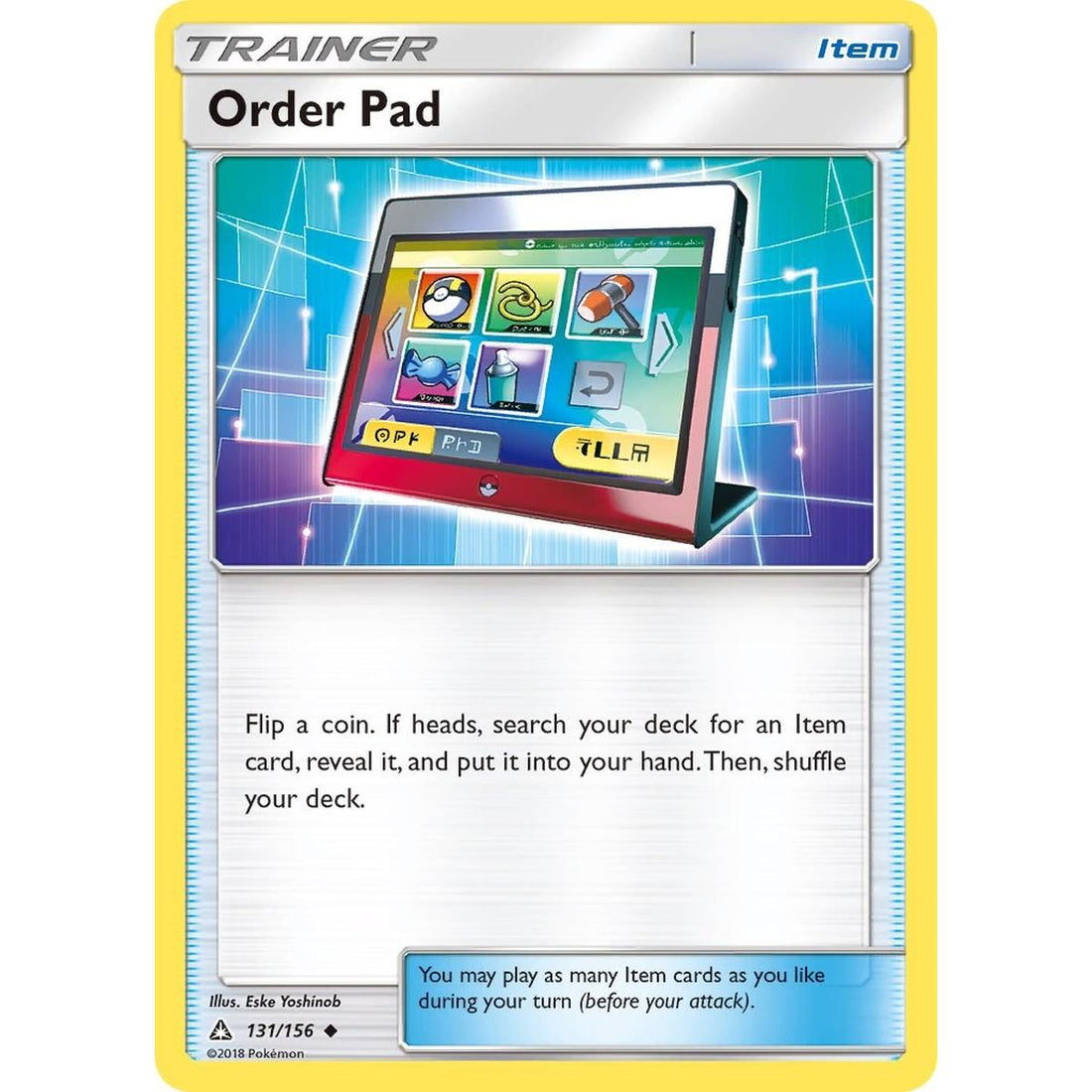 Order Pad