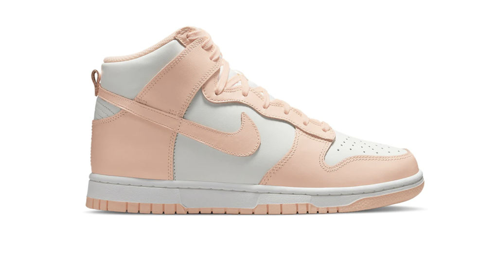 Nike Dunk High Sail Crimson Tint (W) US7 / EU38