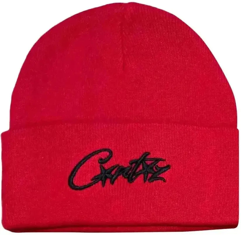 Corteiz Allstarz Folded Beanie 'Red'