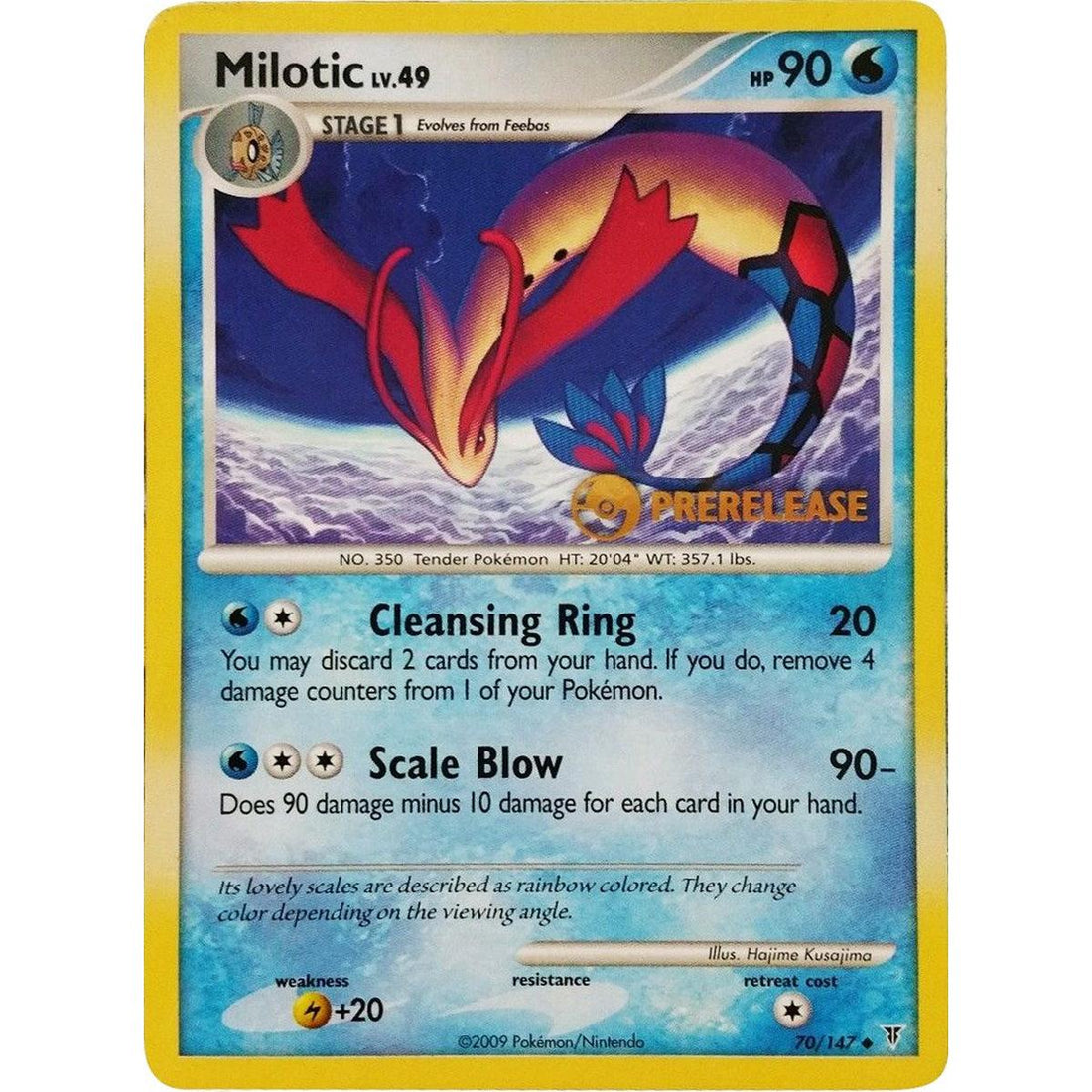 Milotic - 70/147 (Prerelease)