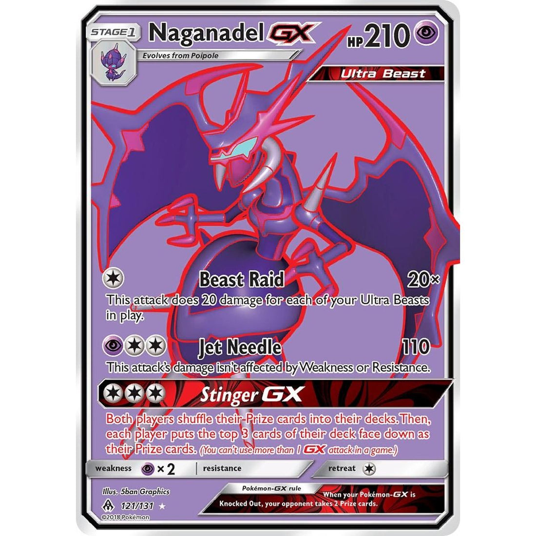 Naganadel GX (Full Art)