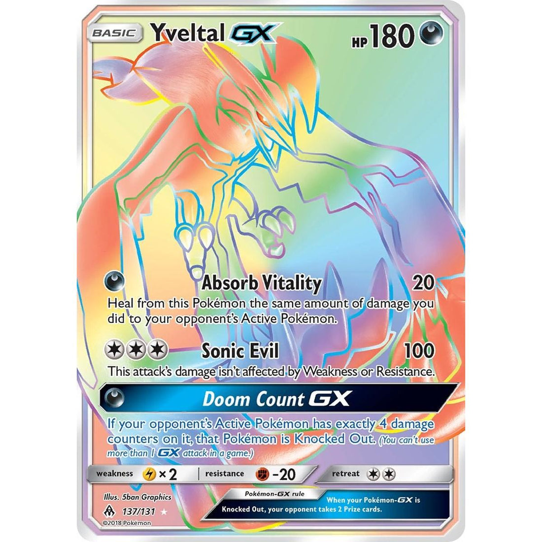 Yveltal GX (Secret)