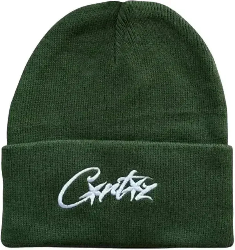 Corteiz Allstarz Folded Beanie 'Green'