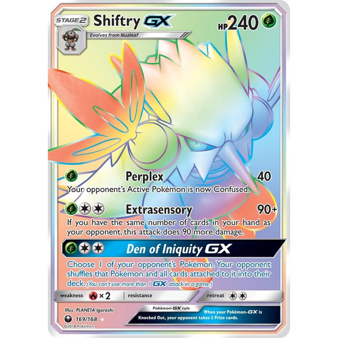Shiftry GX (Secret)