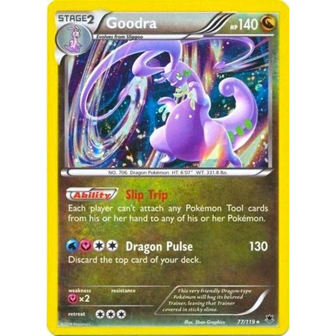Goodra - 77/119 (Cosmos Holo)