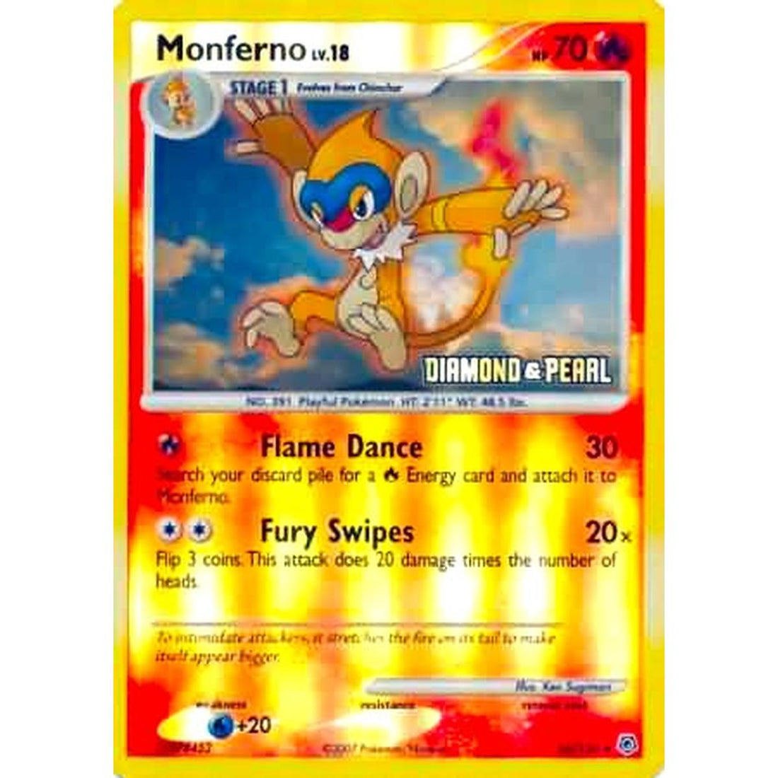 Monferno - 56/130 [Diamond & Pearl]