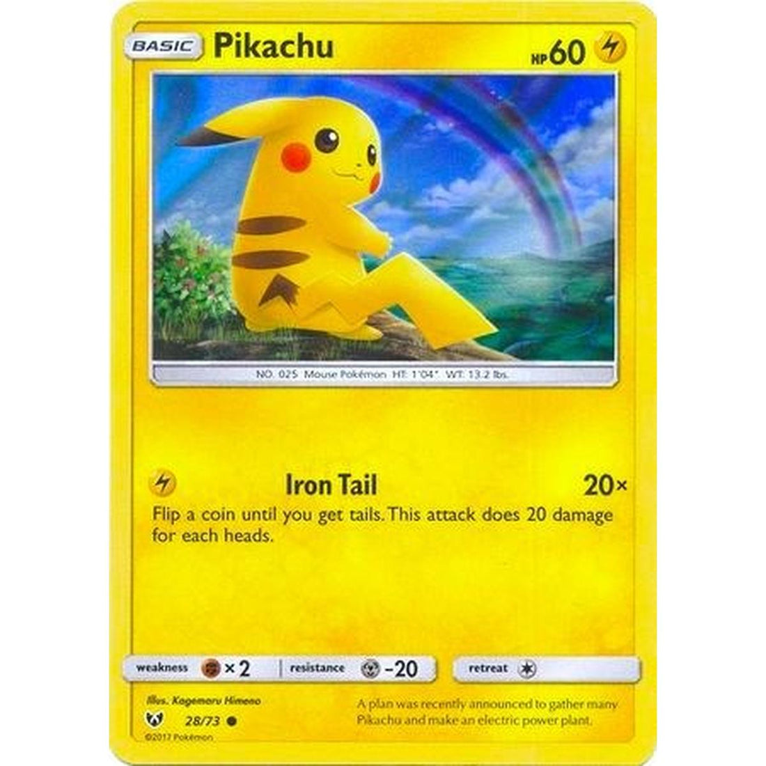 Pikachu - 28/73 (Water Web Holo)