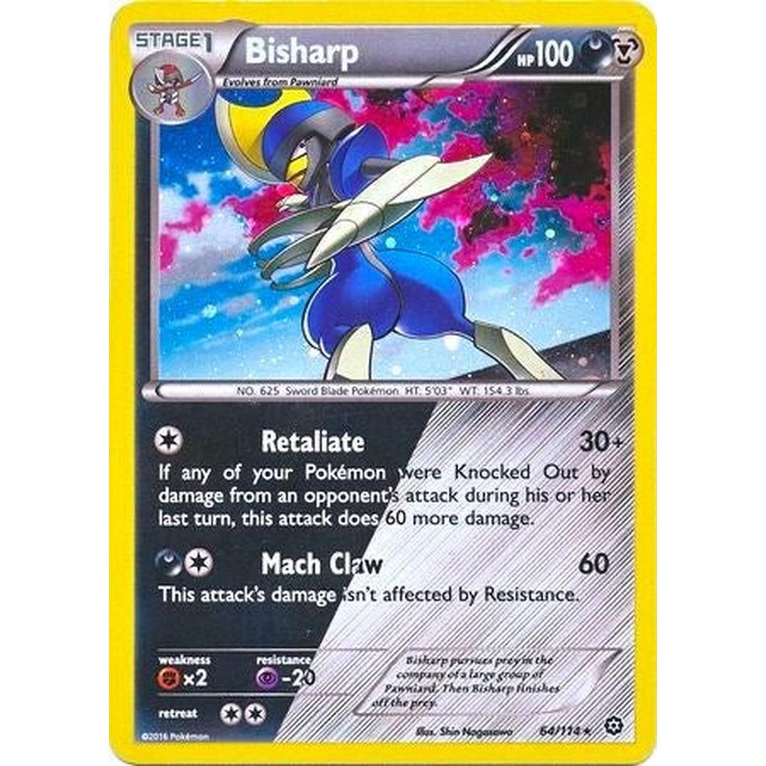 Bisharp - 64/114 (Cosmos Holo)