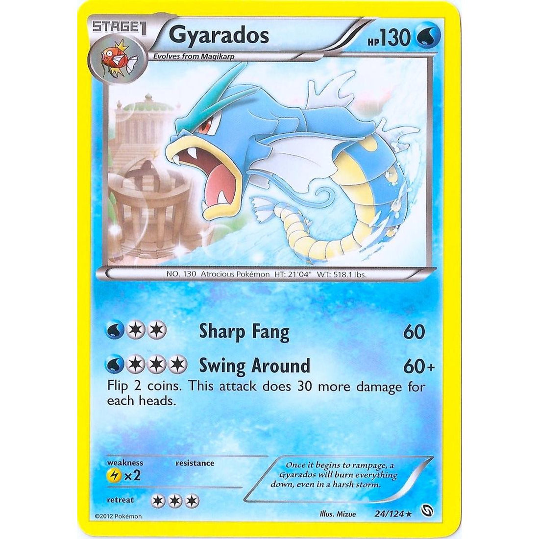 Gyarados - 24/124 (Cosmos Holo)