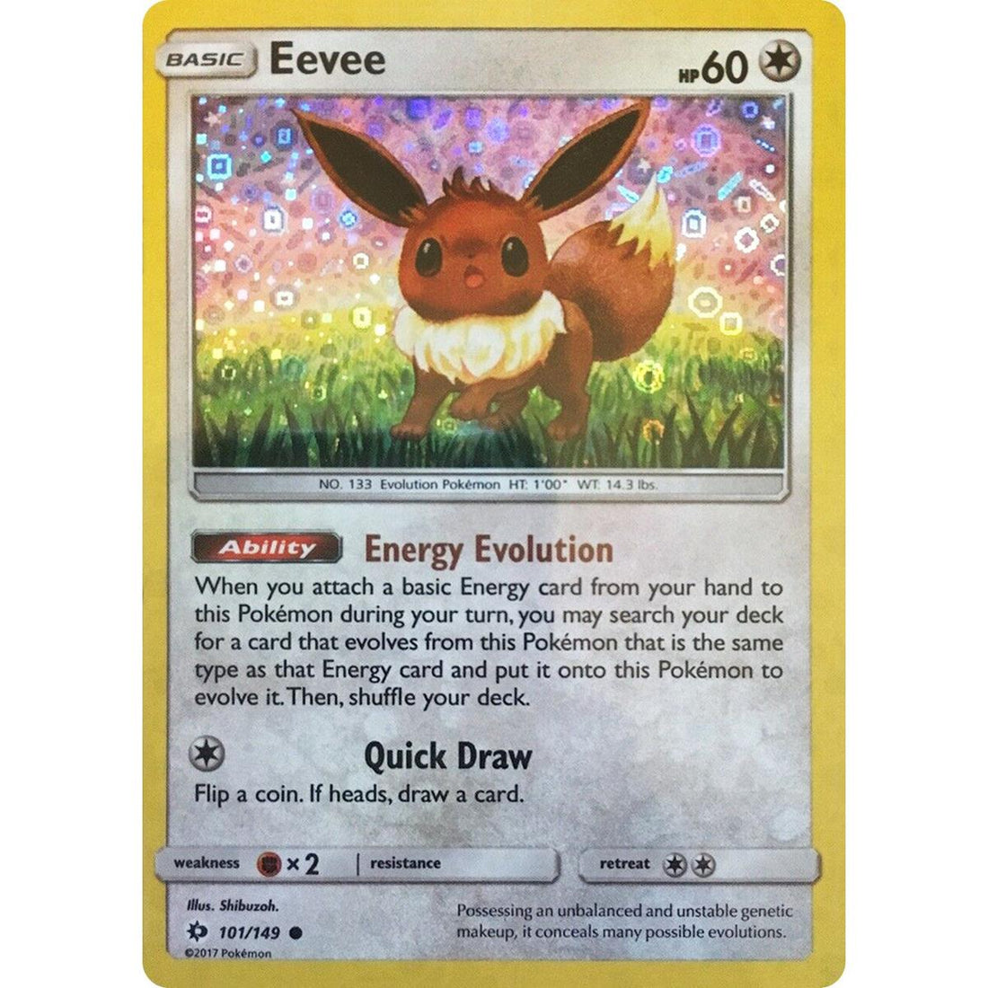 Eevee - 101/149 (General Mills Promo)