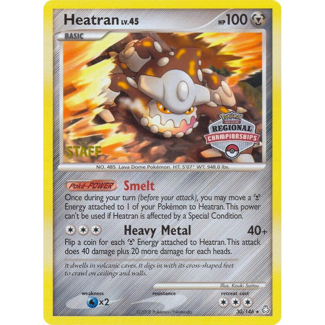 Heatran - 30/146 (Regional Championships) [Staff]
