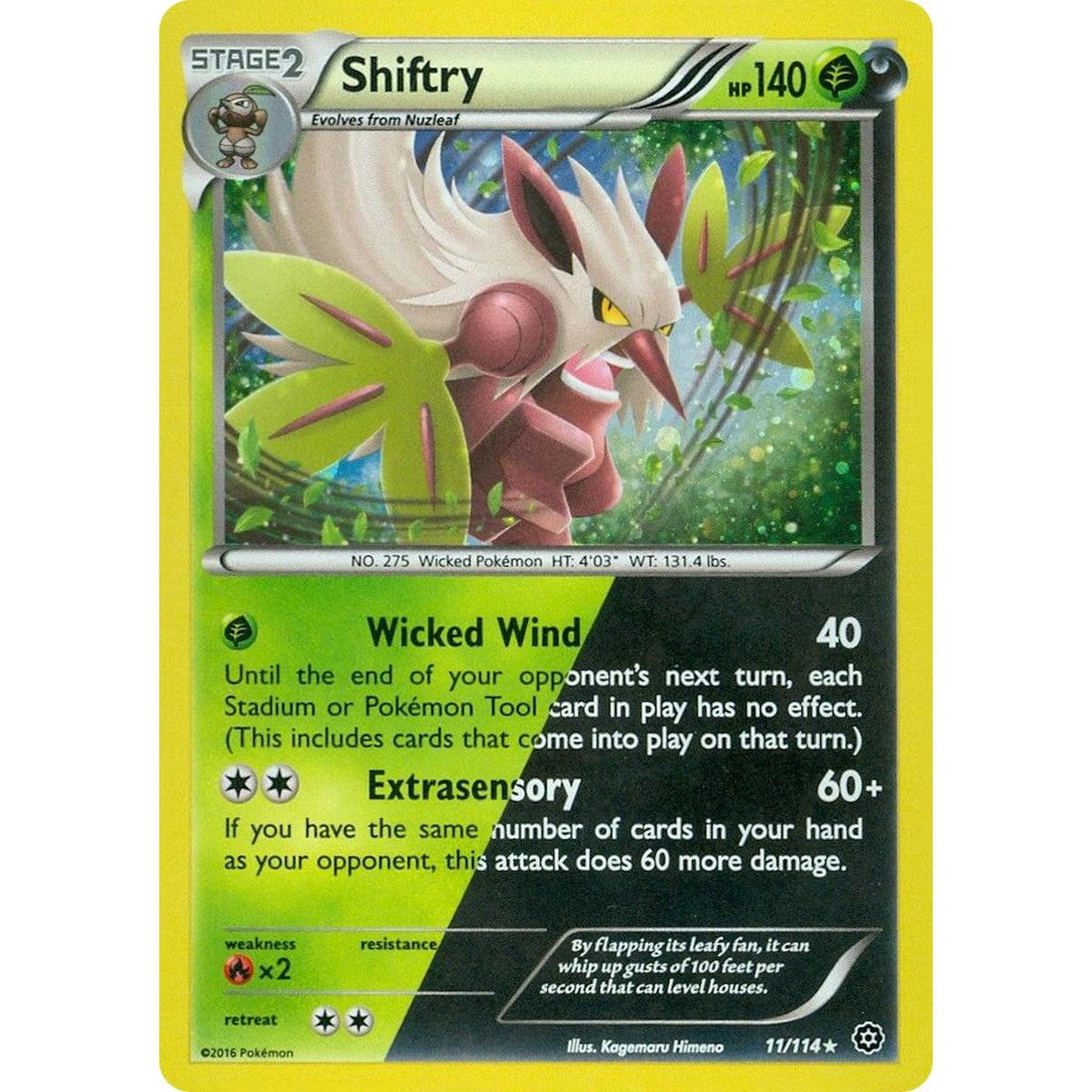 Shiftry - 11/114 (Cosmos Holo)