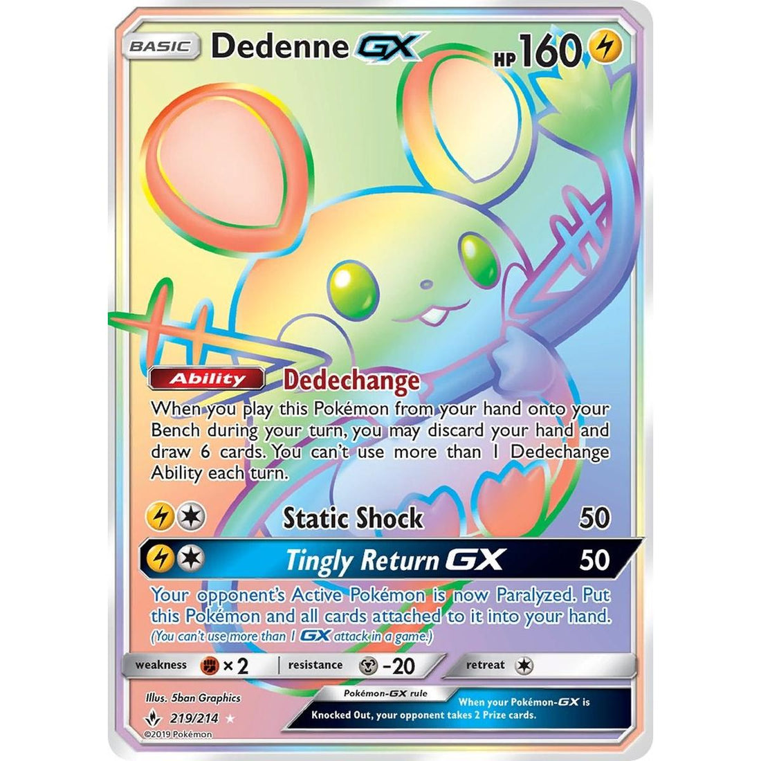 Dedenne GX (Secret)