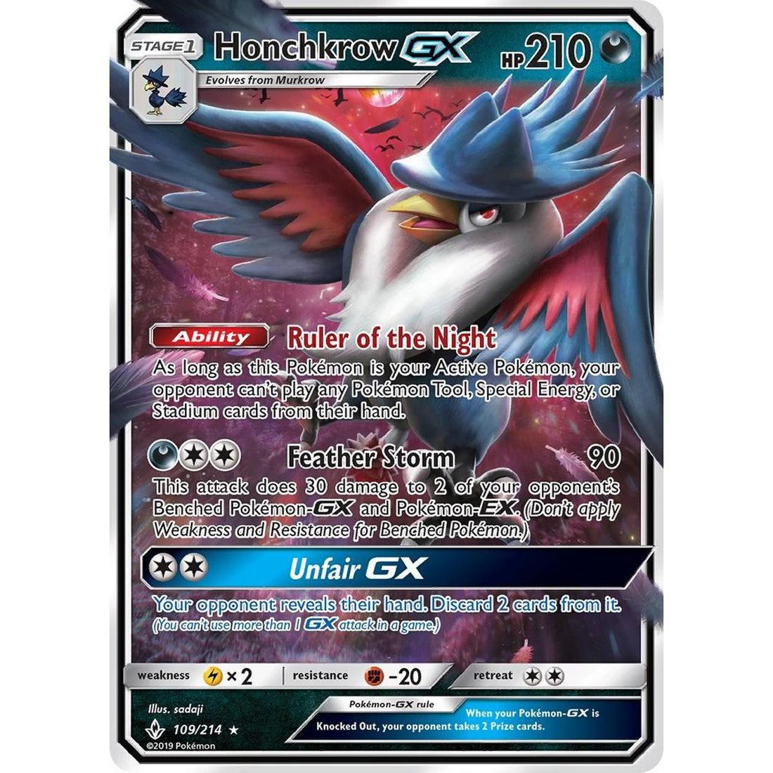 Honchkrow GX