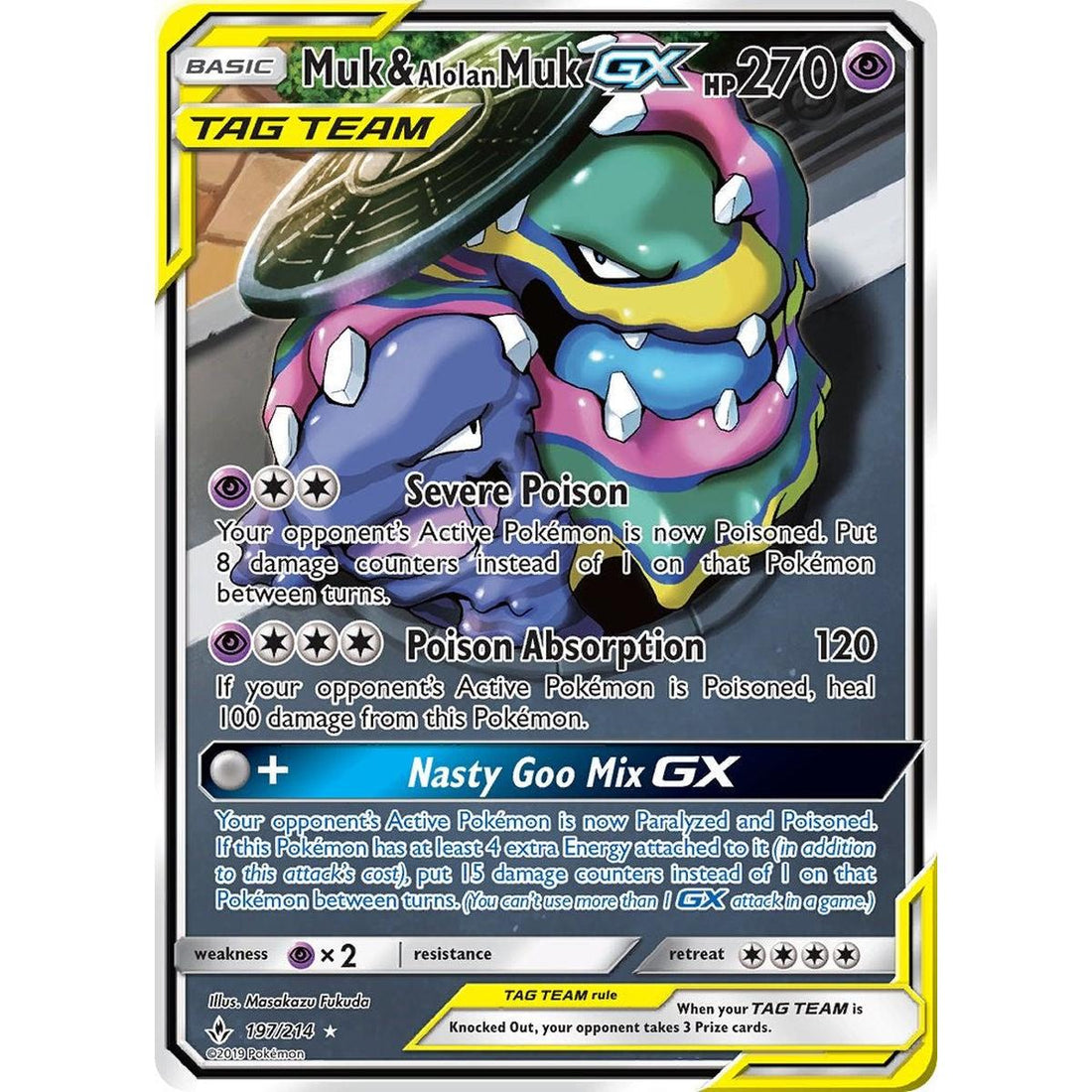 Muk & Alolan Muk GX (197) (Full Art)