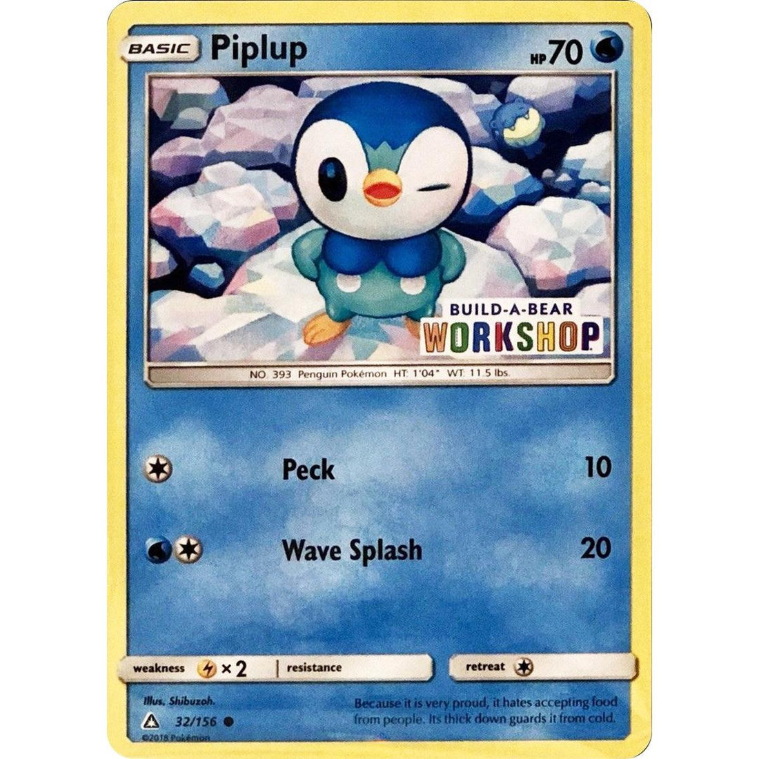 Piplup - 32/156 (Build-A-Bear Workshop Exclusive)
