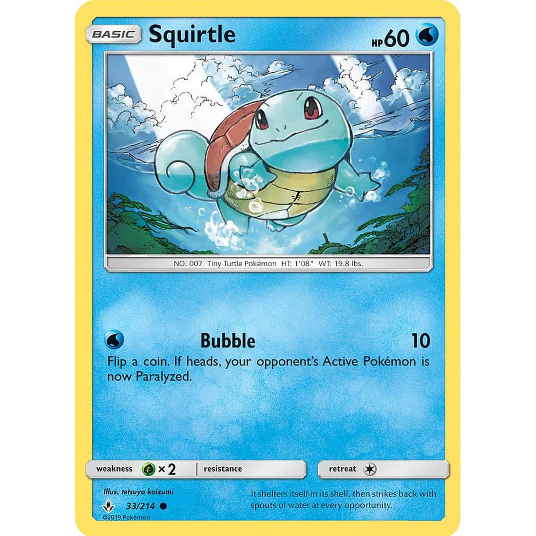 Squirtle - 33/214 (Premium Collection Promo)