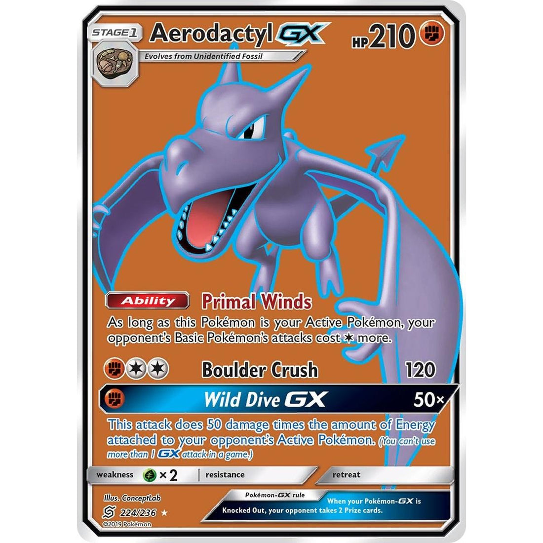 Aerodactyl GX (Full Art)