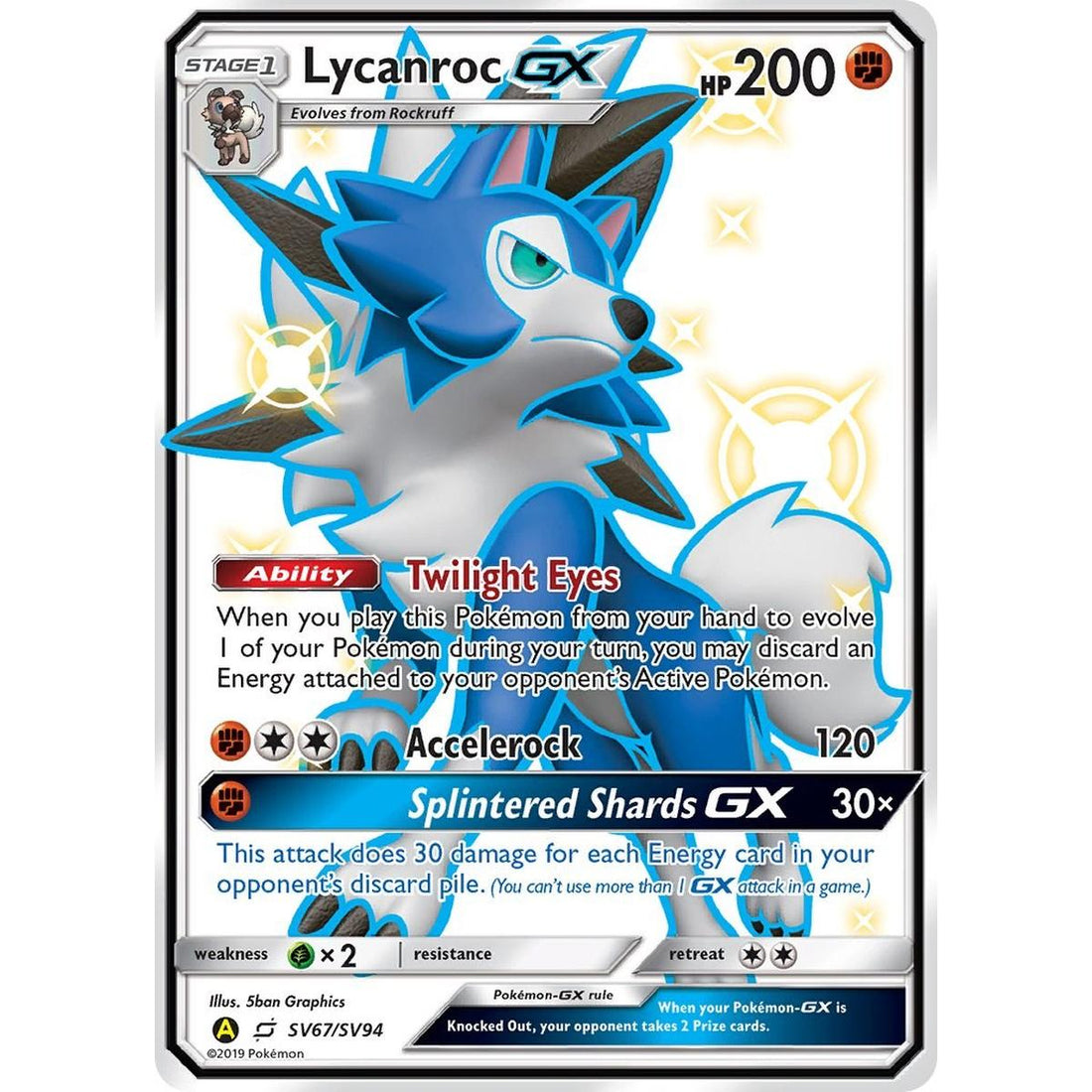 Lycanroc GX (SV67)