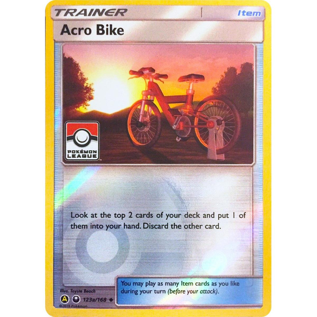 Acro Bike - 123a/168 (Pokemon League)