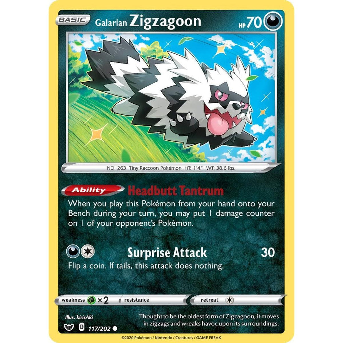 Galarian Zigzagoon