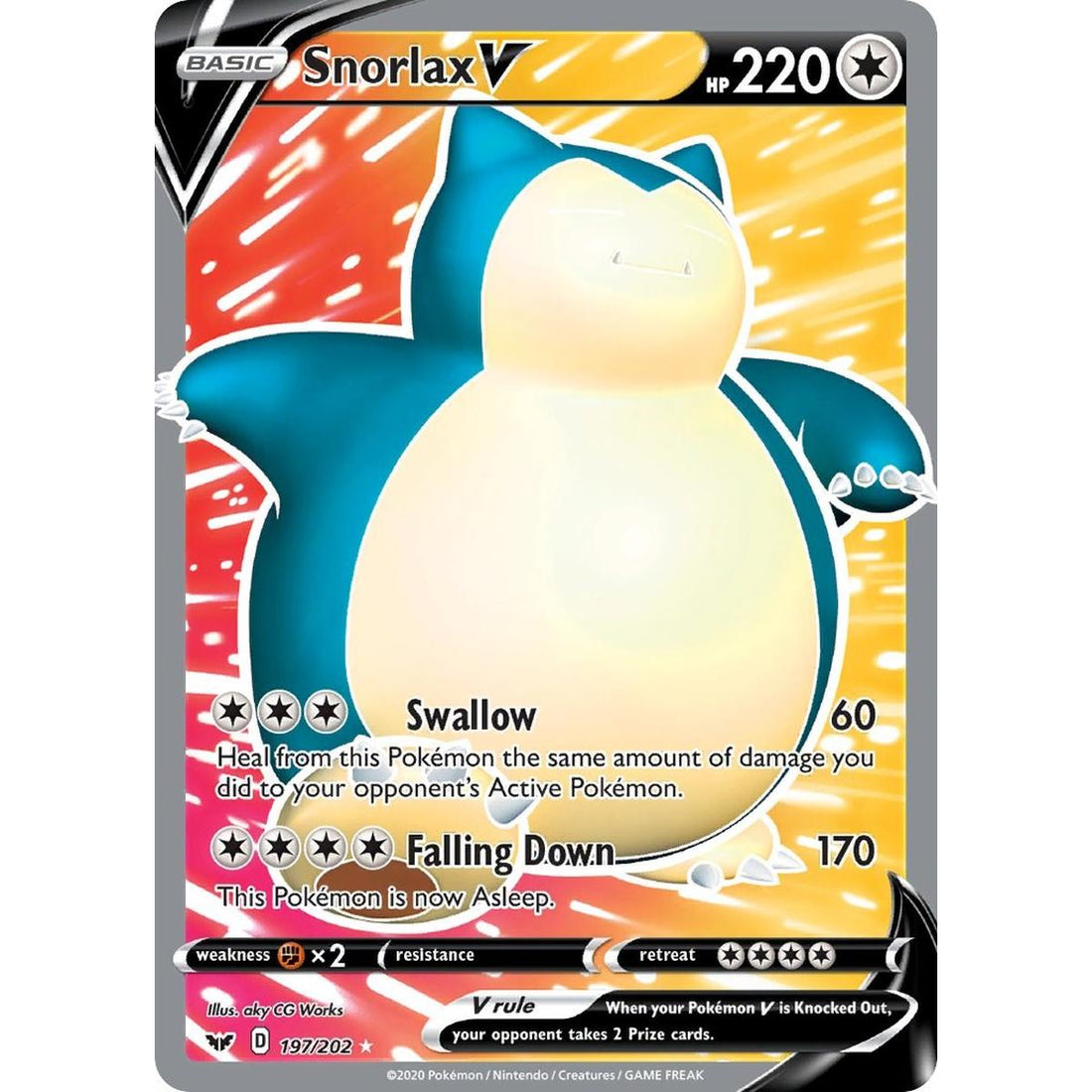 Snorlax V (Full Art)