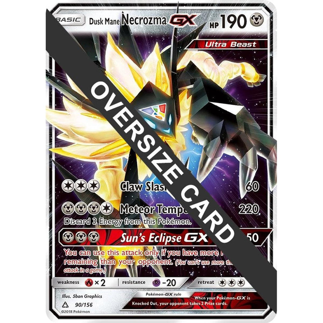 Dusk Mane Necrozma GX - 90/156
