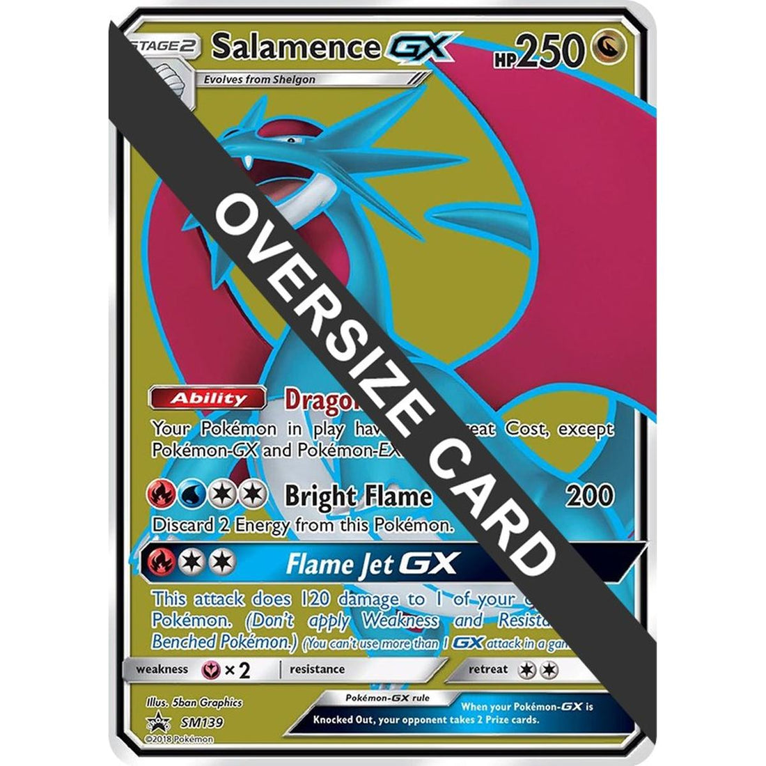 Salamence GX - SM139 (SM Black Star Promo)