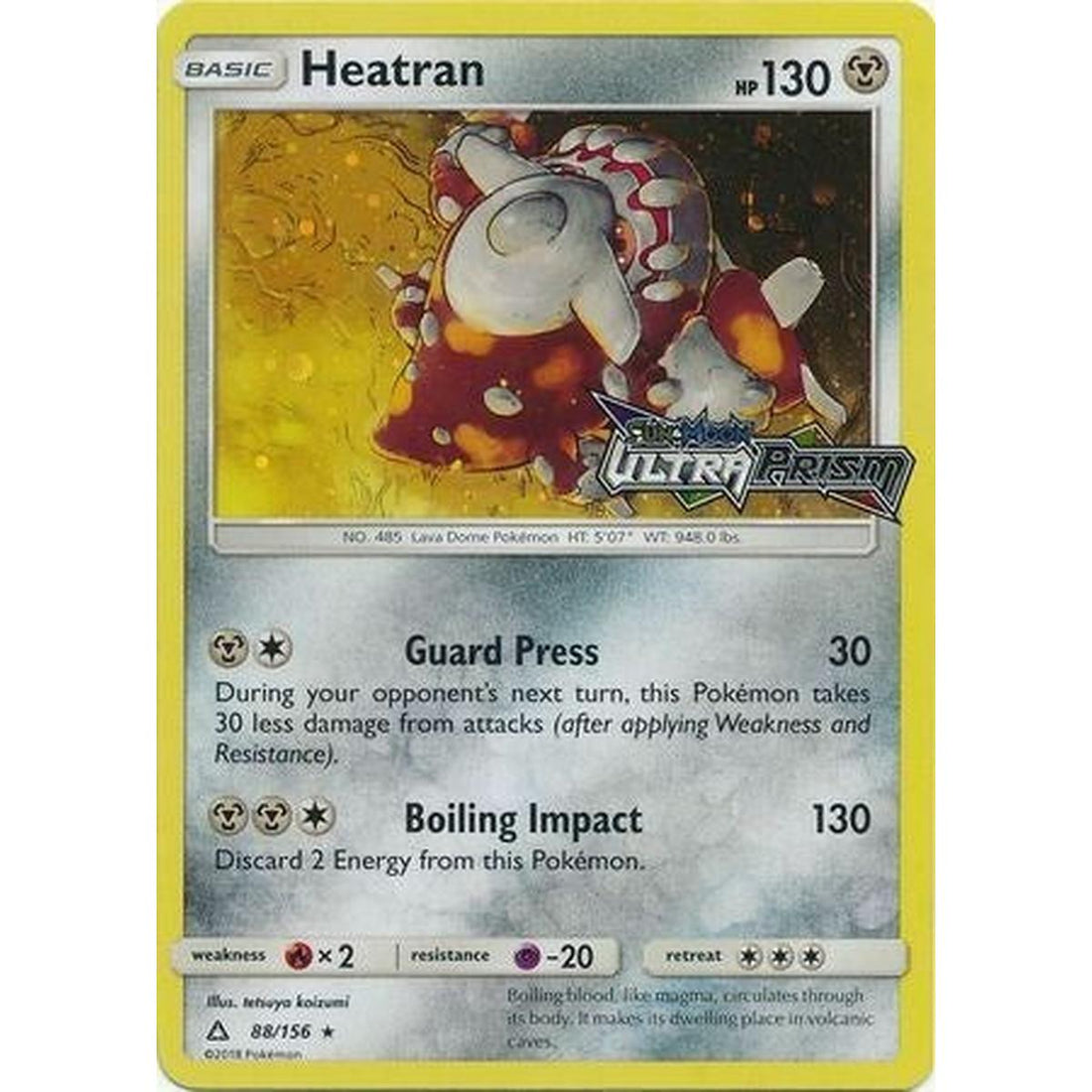 Heatran - 88/156 (Prerelease)