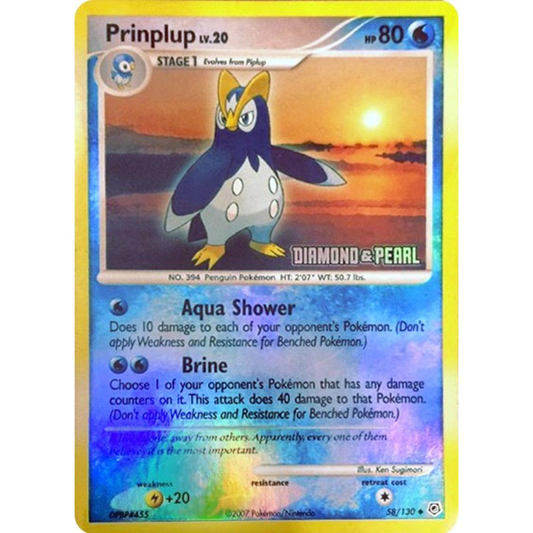 Prinplup - 58/130 [Diamond & Pearl]