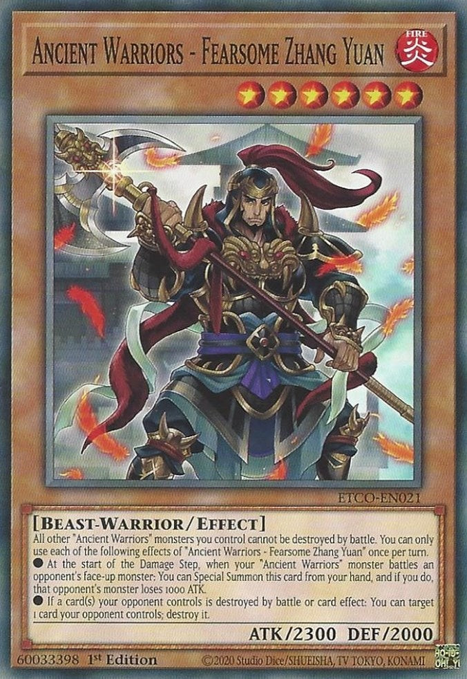 Ancient Warriors - Fearsome Zhang Yuan