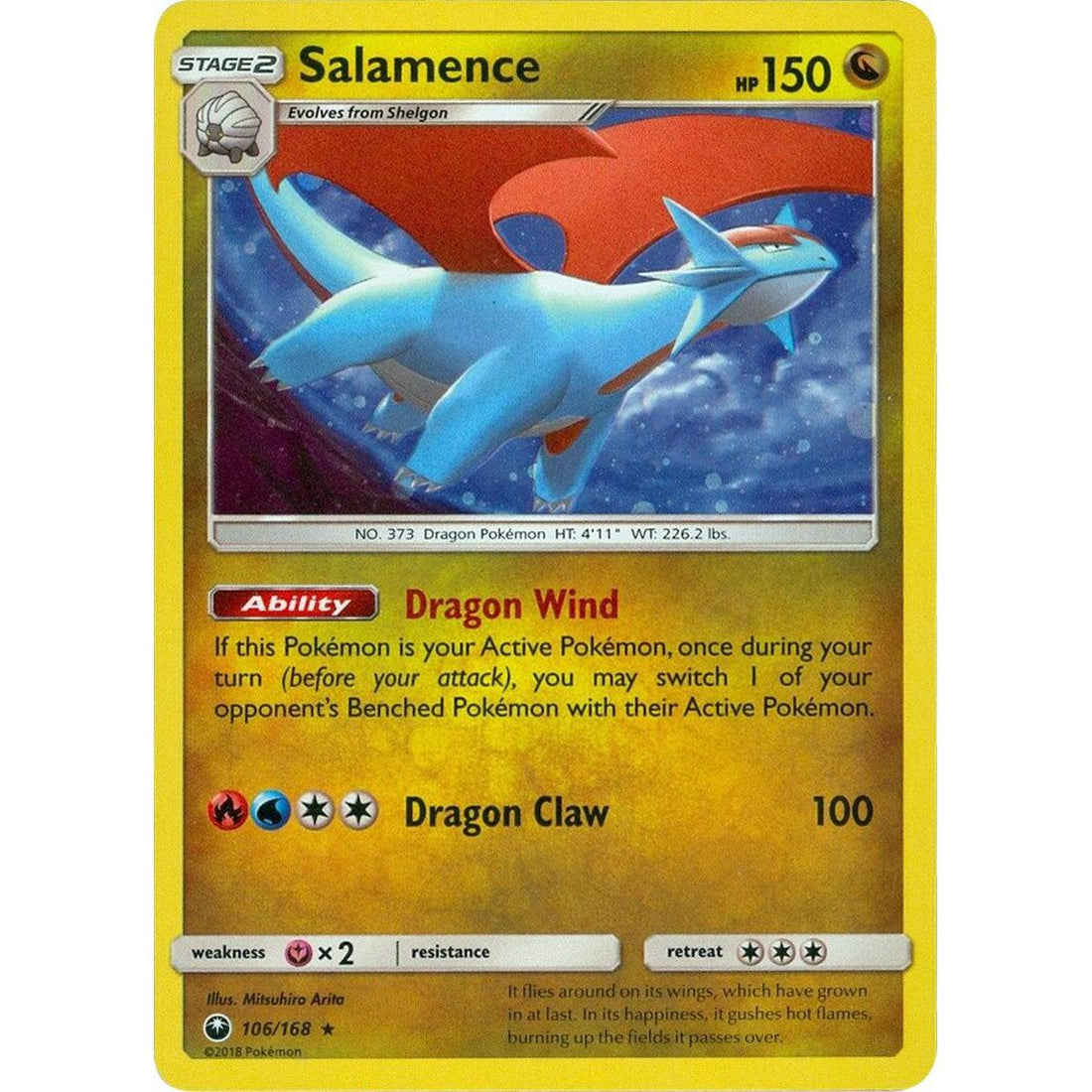 Salamence - 106/168 (Cosmos Holo)