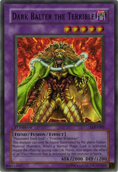 Dark Balter the Terrible