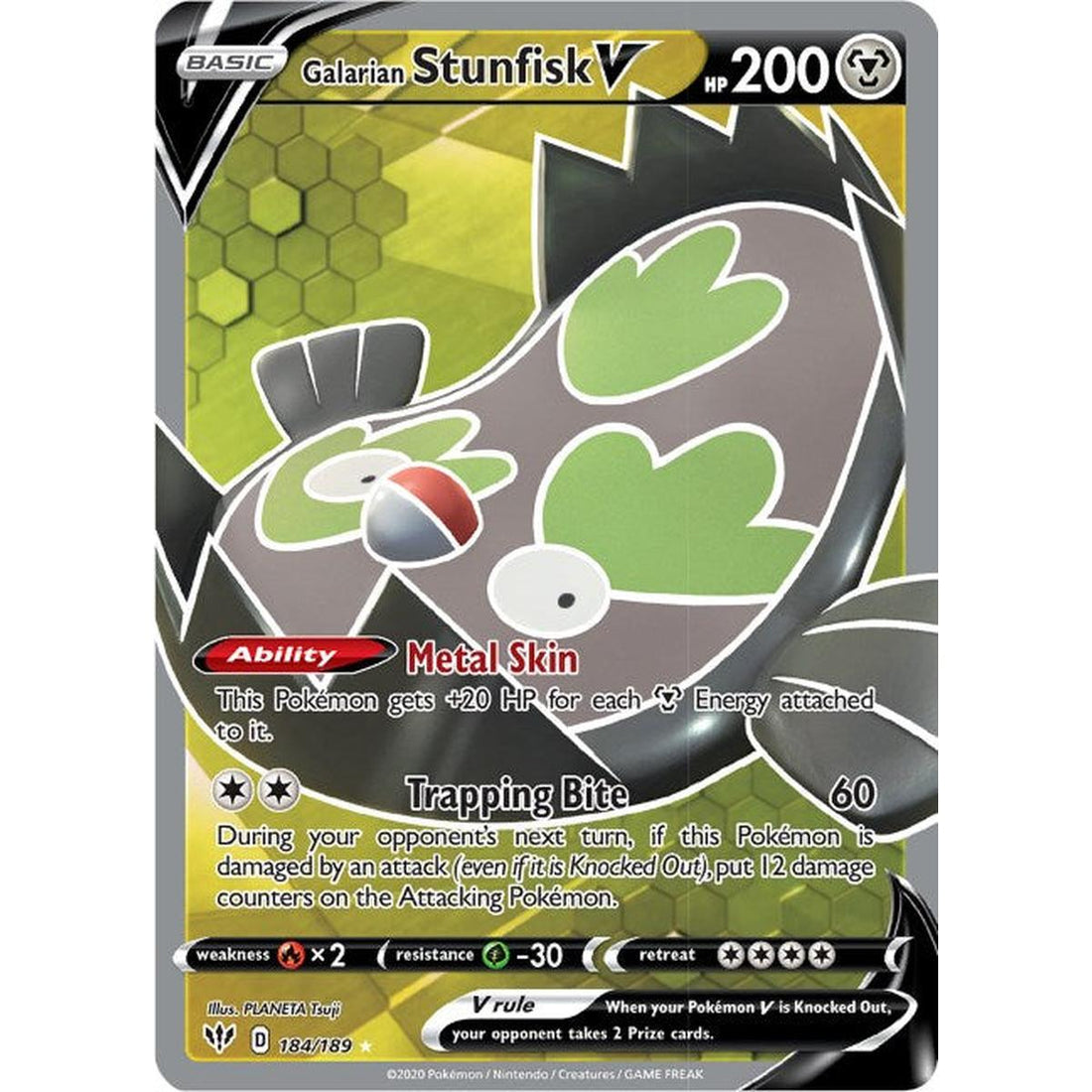 Galarian Stunfisk V (Full Art)
