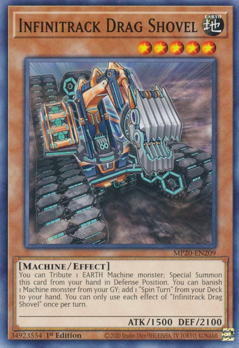 Infinitrack Drag Shovel