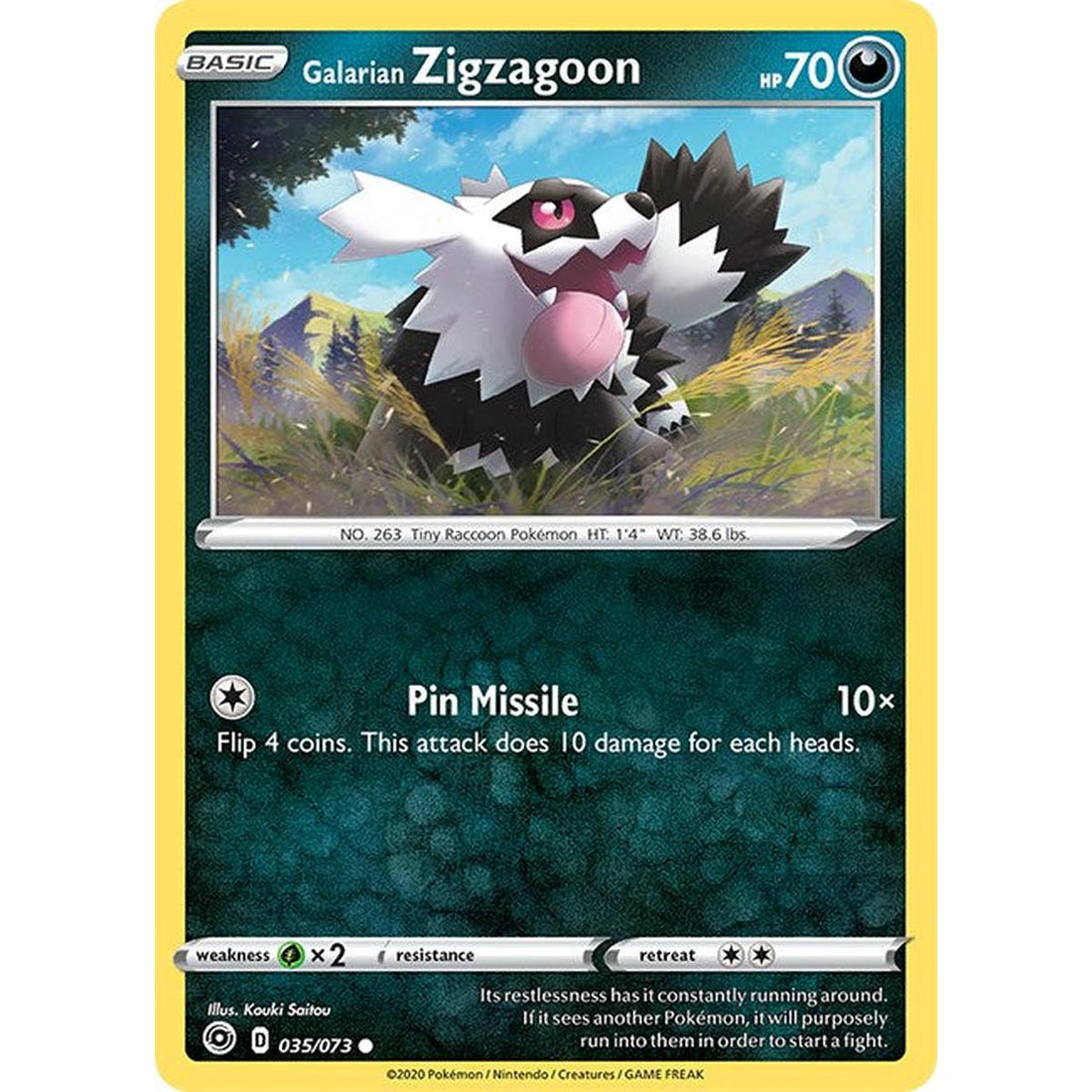 Galarian Zigzagoon