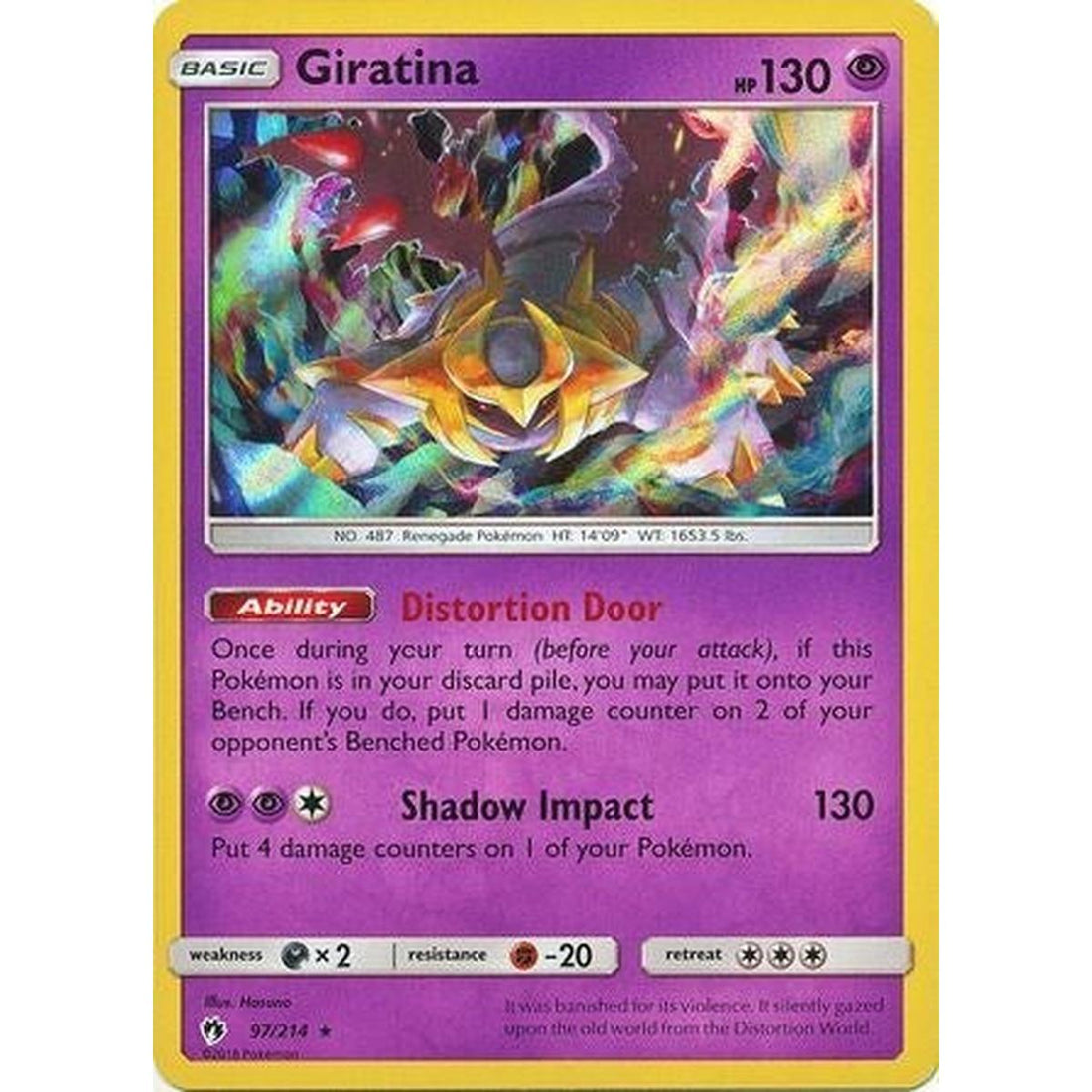 Giratina - 97/214 (Cosmos Holo)