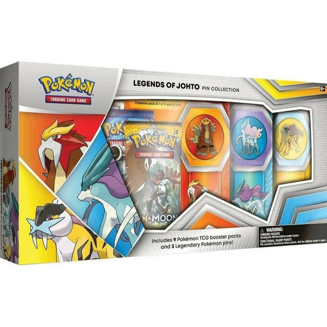 Legends of Johto Pin Collection