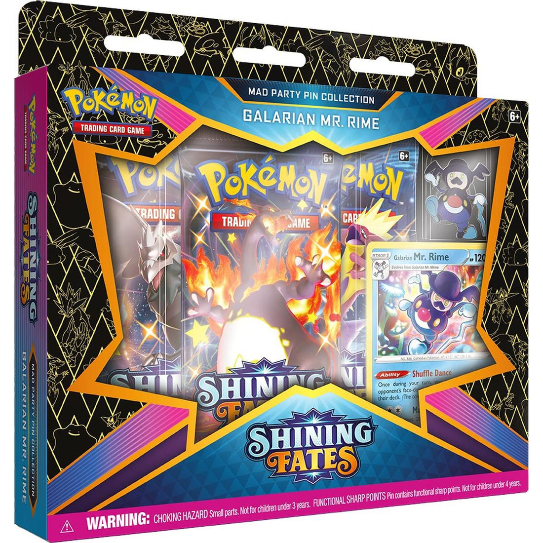 Shining Fates Mad Party Pin Collection [Galarian Mr. Rime]