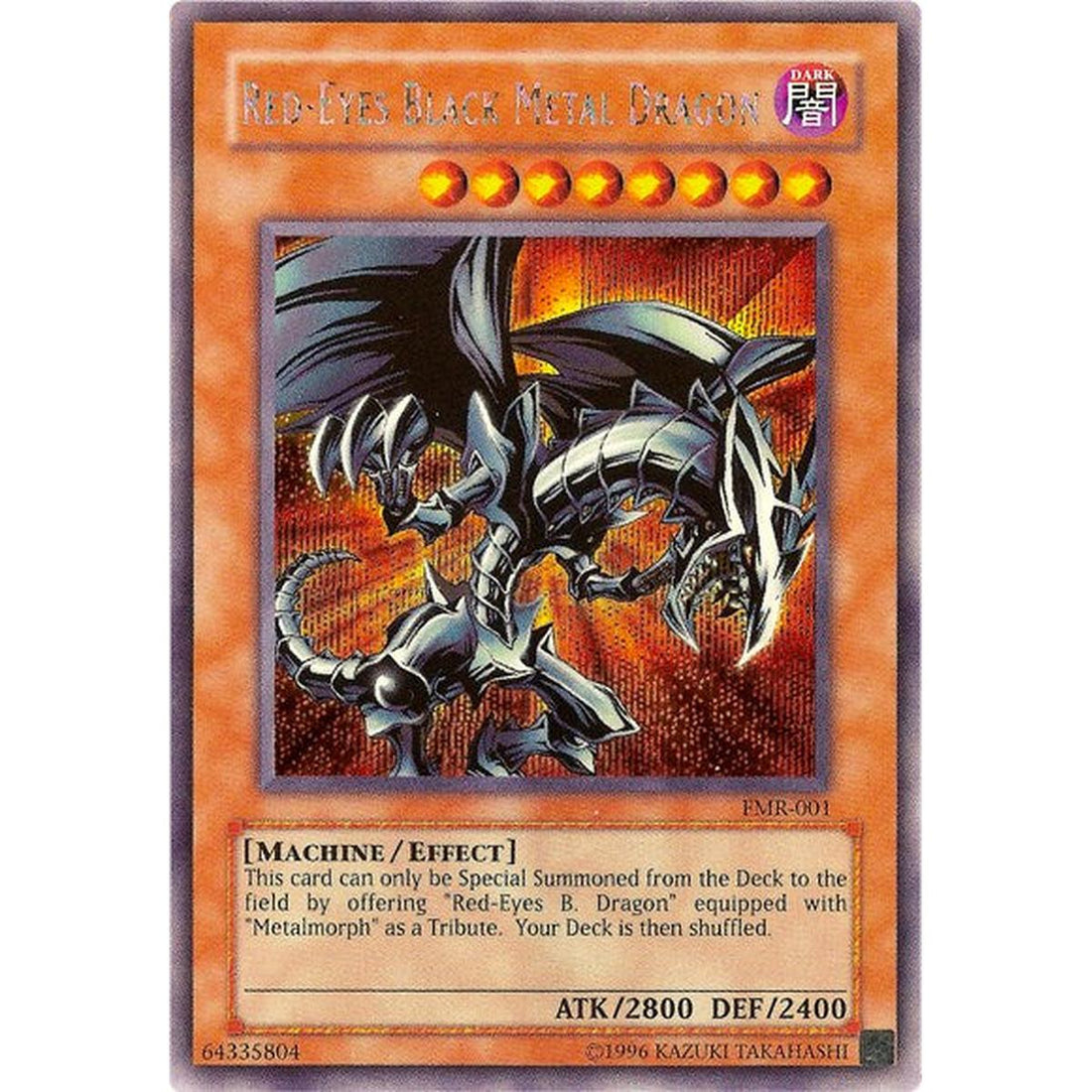 Red-Eyes Black Metal Dragon (Forbidden Memories)