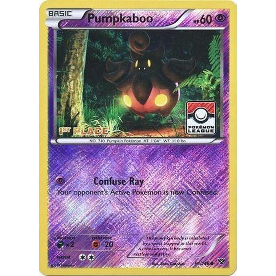 Pumpkaboo - 56/146 (Pokemon League) [1st Place]