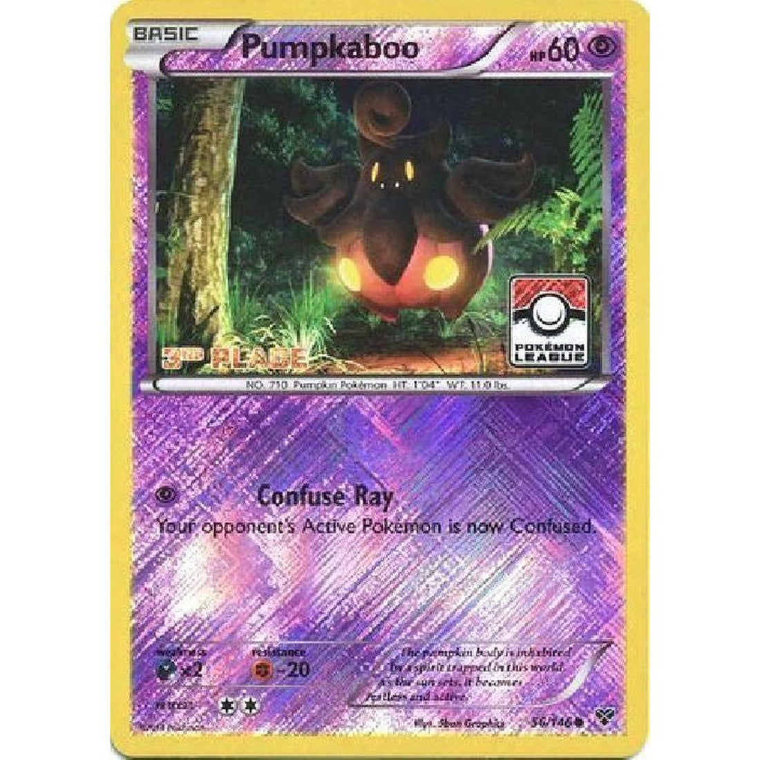 Pumpkaboo - 56/146 (Pokemon League) [3rd Place]