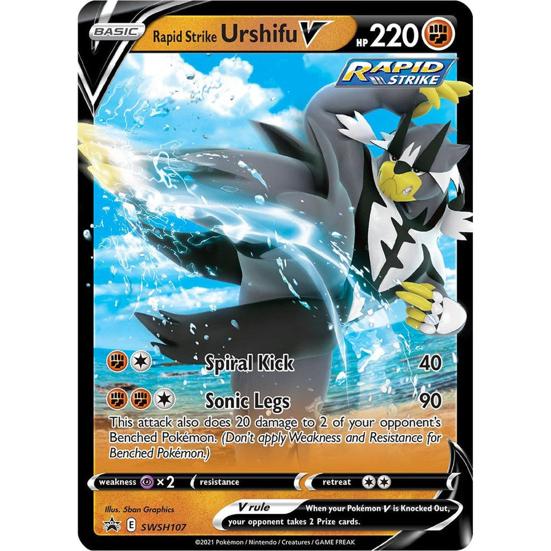 Rapid Strike Urshifu V - SWSH107