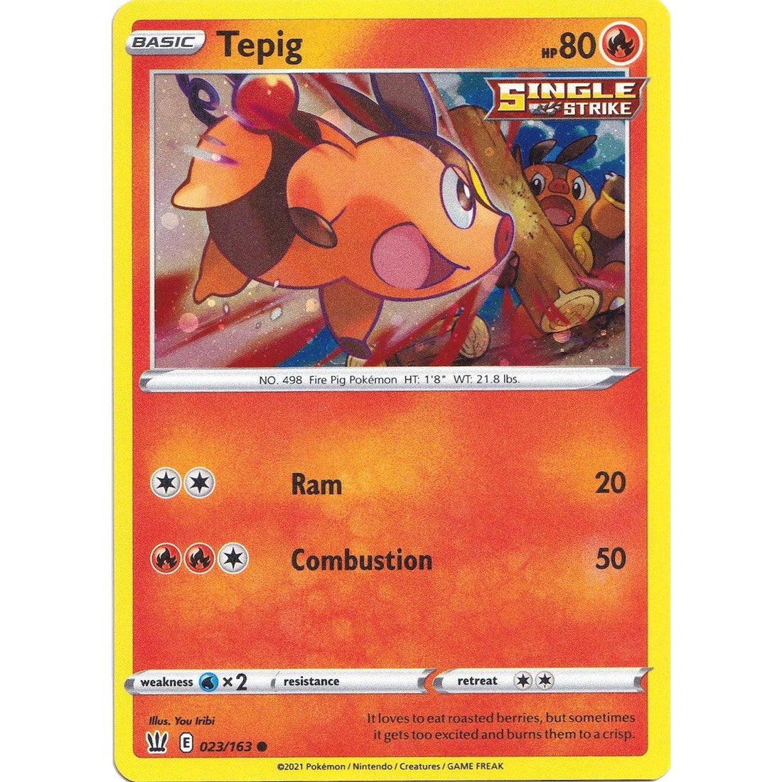 Tepig - 023/163 (Cosmos Holo)
