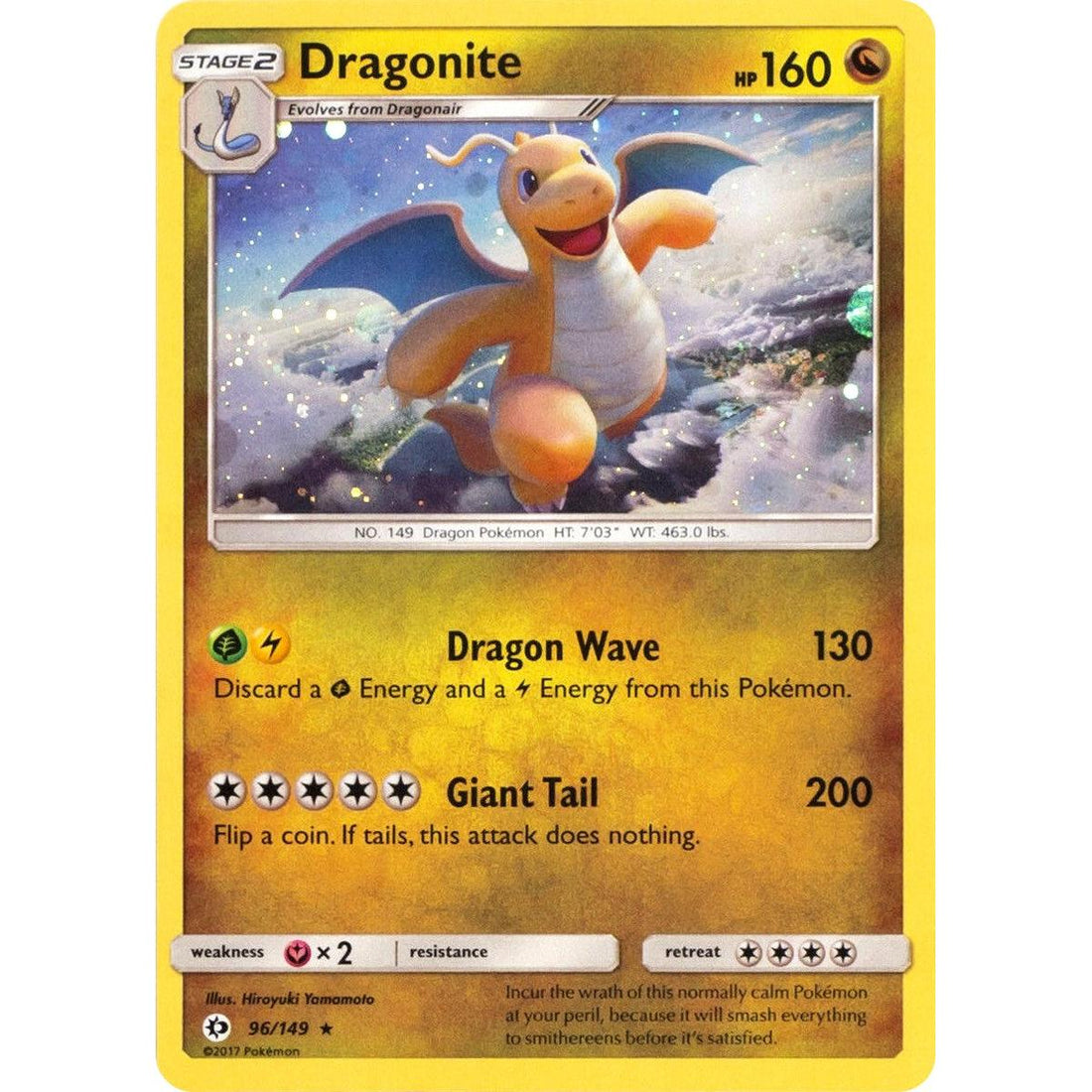 Dragonite - 96/149 (Cosmos Holo)